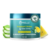 Mielle Organics 2-Minute Deep Conditioner bottle ready for quick hydration