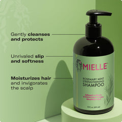 Mielle Organics formula highlights coconut and babassu oils to moisturize dry strands.