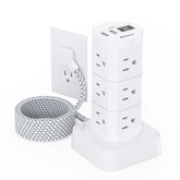 Mifaso power strips showing twelve outlets for multi-device charging.