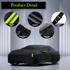 Migaven car cover provides waterproof all-weather protection for outdoor storage durability.
