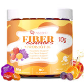Migcopat 10G Fiber Gummies bottle view highlights convenient daily gut support