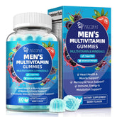 Migcopat men's multivitamin gummies berry bottle for daily energy support.