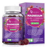Migcopat Magnesium Complex Gummies packaging highlights the 20-in-1 formula for bone and muscle support