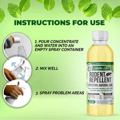 Mighty Mint outdoor patio application ready to deter rodents around exterior areas.