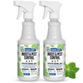Mighty Mint Peppermint Oil spray bottle closeup for pet-friendly pest protection.