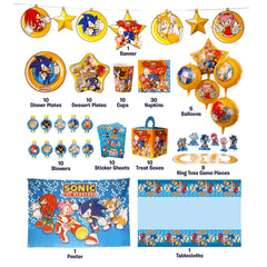 Mighty Mojo Sonic plates deliver sturdy, kid-friendly dining for snack time and party fun.