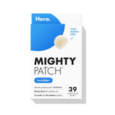 Mighty Patch Invisible+ on skin blends with natural tone for discreet coverage.