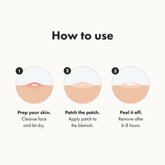 Mighty Patch Original blends with skin for a discreet look.