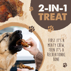 Mighty Paw Naturals slow-dried chews close-up preserves natural flavor.