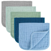 MIGIOL baby burp cloths with soft muslin fabric for gentle skin contact.