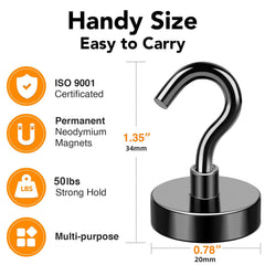 MIKEDE magnetic hook ideal for kitchen utensils and tools.