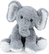 Mikee Fluffie Elephant plush, 12-inch soft toy for bedtime cuddles.
