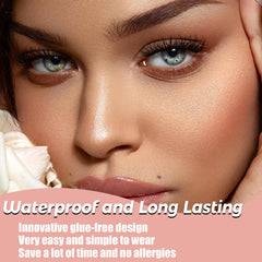 MIKIWI self-adhesive soft-volume lashes add subtle drama from morning to night.
