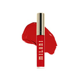 Milani Stay Put Lipstick shown using precision doe-foot applicator for long-lasting color.