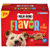 Milk-Bone Flavor Snacks beef biscuits close-up, a tasty daily reward for small dogs