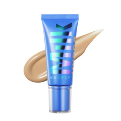 Milk Makeup Hydro Grip tint bottle close-up with dewy finish.