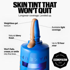 Milk Makeup Hydro Grip tint swirl texture shows gel-to-tint consistency.