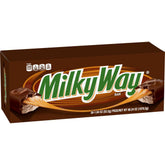 Milky Way candy bars 36-pack front view, perfect for office snacking and sharing.