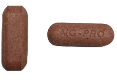 Miller Pharmacal A/G Pro tablets capsule close-up for daily amino acid support.