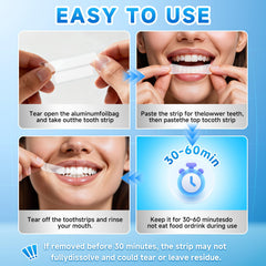 Milumber teeth whitening strips target deep stains for brighter results