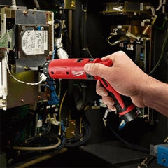 Milwaukee 2101-22 M4 screwdriver kit in use showing easy handling