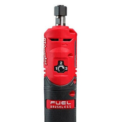 Milwaukee 2486-20 inline die grinder compact design fits into small workspaces.