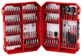 Milwaukee Shockwave 74pc bit set case contents for versatile driving