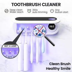 MIMORE timer-equipped holder guides your cleaning cycle for consistent brushing routines