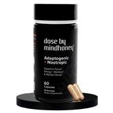 MINDHONEY DOSE bottle front showing premium focus and energy support