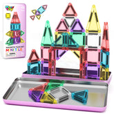 Minecftoy travel case with 40-piece tiles for on-the-go play