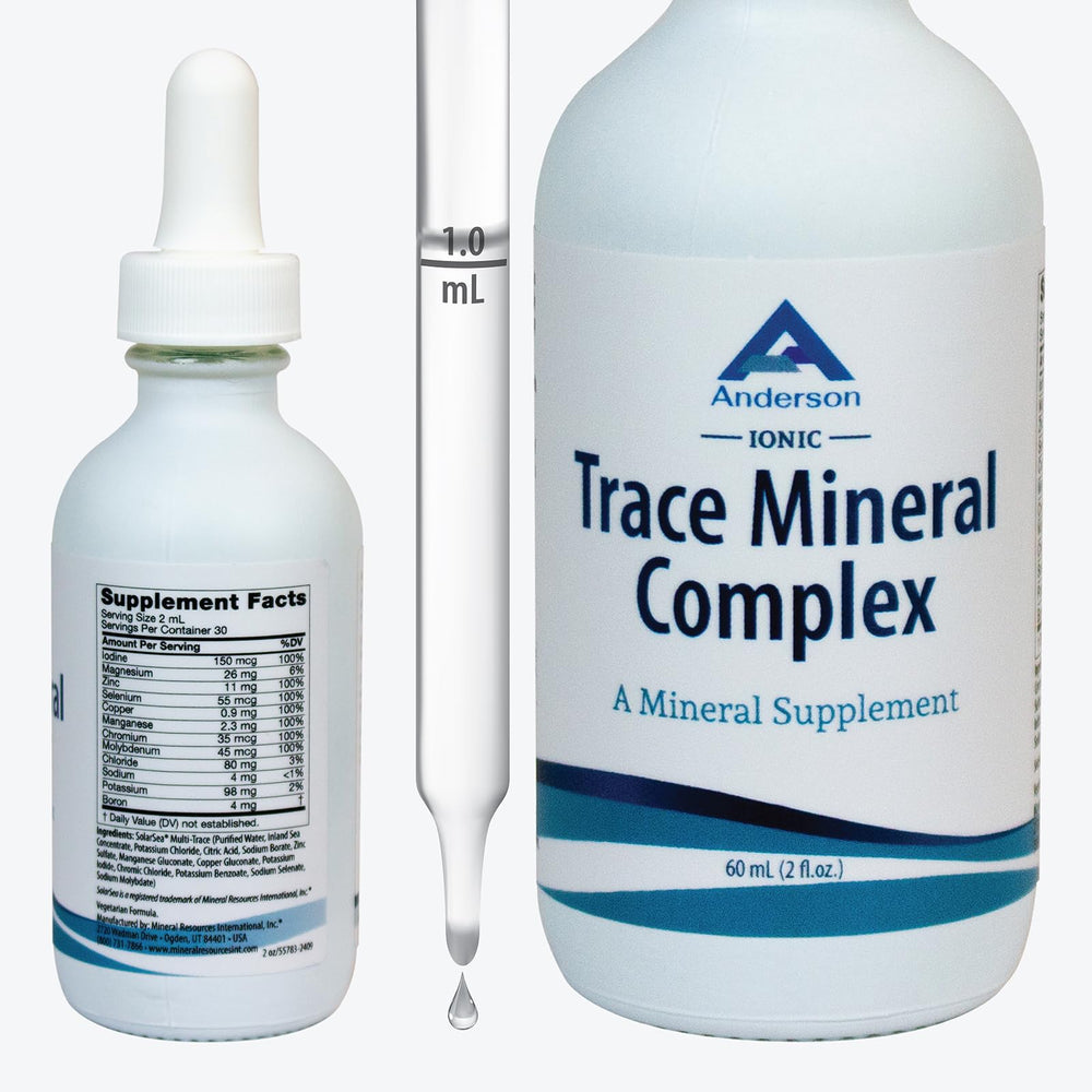 Mineral Resources Trace Mineral Complex bottle showing a full-spectrum mineral blend for hydration support