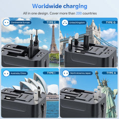 MINGTONG GaN USB-C port enables fast PD 3.0 charging.