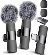 Mini Mic Pro clipped on a shirt for crisp wireless audio on the go