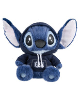 MINISO Disney Lilo and Stitch plush 14-inch sitting pose, perfect for cuddle time and play.