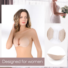 MINIYA invisible adhesive close-up shows skin-friendly silicone adhesion