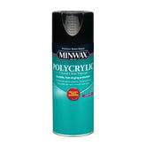 Minwax Polycrylic spray can 11.5 oz for fast clear coat protection on wood