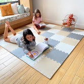 MioTetto baby play mat with interlocking tiles for a safe crawling space.