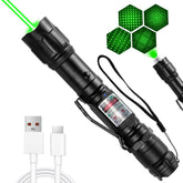 MIPREZT Professional green laser pointer front view for precise long-range pointing.