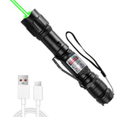 MIPREZT rechargeable green laser pointer for long-range, precise pointing in presentations.