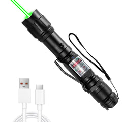 MIPREZT rechargeable green laser pointer for long-range, precise pointing in presentations.