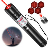 MIPREZT rechargeable red laser-pointer with durable aluminum body offering long-range visibility.