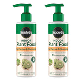 Miracle-Gro Indoor Plant Food bottle for cactus and succulent promotes healthy growth.
