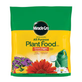 Miracle-Gro Water Soluble All Purpose Plant Food bag ready for garden nourishment