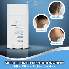 Mirai Clinical aluminum-free formula supports natural sweating