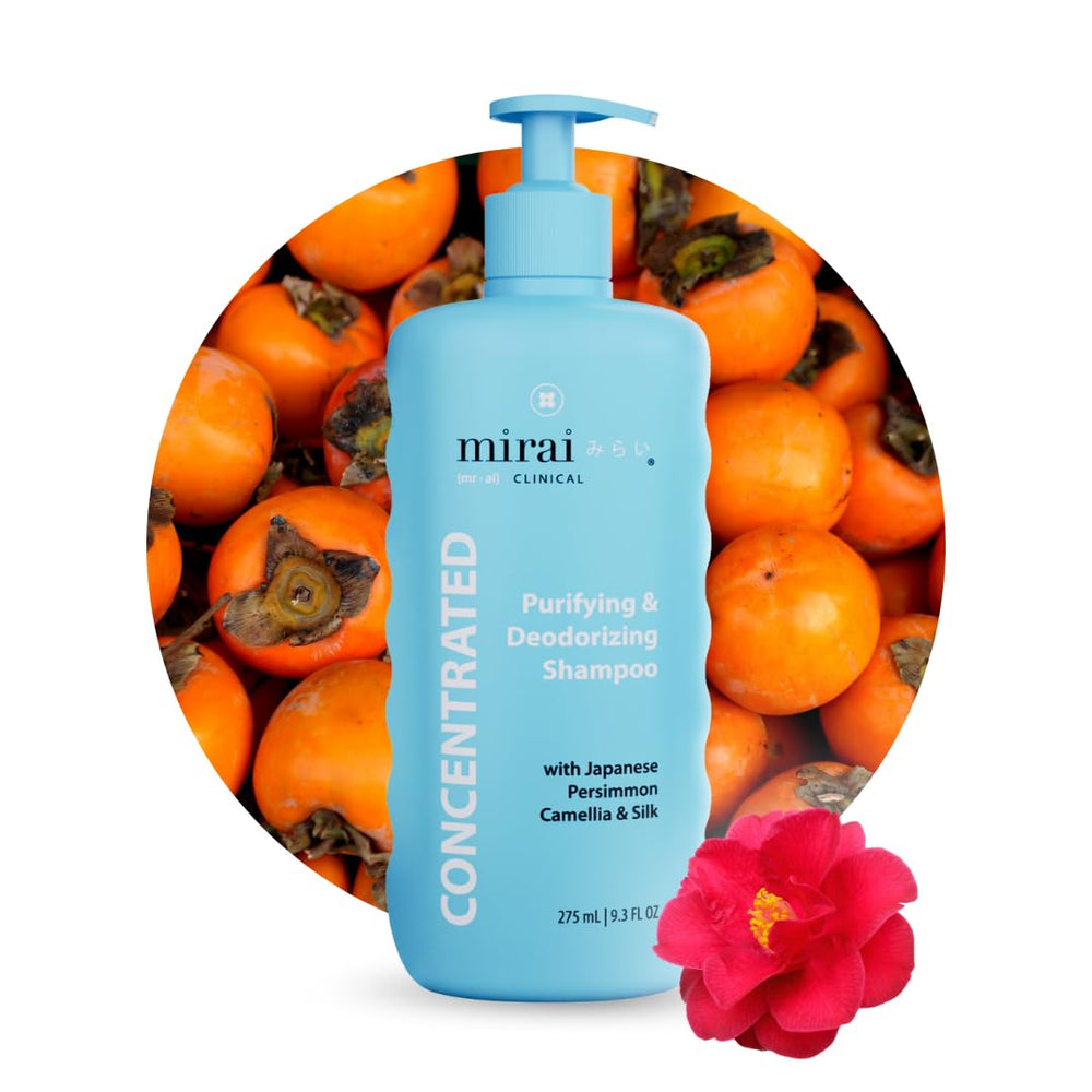 Mirai Persimmon Shampoo combats aging odor for a fresher scalp