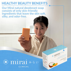 Mirai Persimmon Soap Bar packaging showcases gift-ready, travel-friendly design.