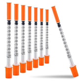 Misisulin 30-pack 1cc syringes with 29G needle for precise lab measurements.