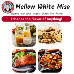 Fermentation process showing 30 days aging for Miso Master Mellow White.