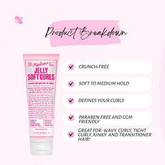 Miss Jessie's Jelly Soft Curls defined curls with bounce and shape