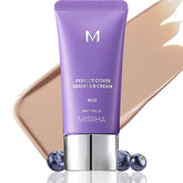 MISSHA M Perfect Cover Serum BB Cream No.23 tube closeup showing lightweight coverage.